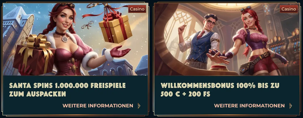 Boni und Promotionen bei Monsterwin